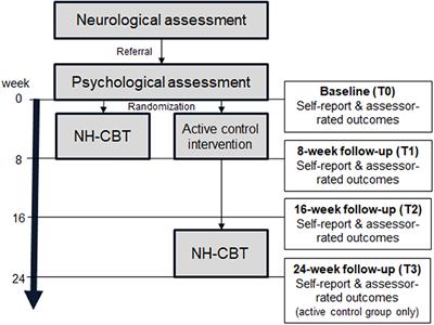 Nocebo-Hypothesis Cognitive Behavioral Therapy (NH-CBT) for Persons With Functional Neurological Symptoms (Motor Type): Design and Implementation of a Randomized Active-Controlled Trial